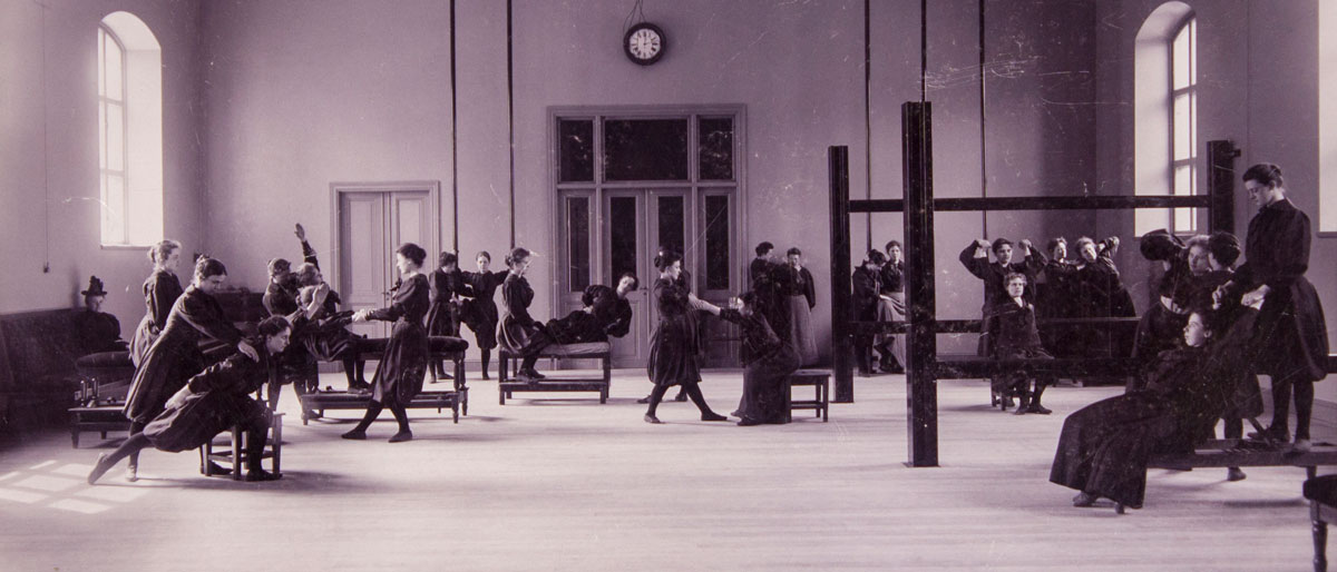  Swedish Royal Gymnastic Central Institute GCI, late 1800 in Stockholm 